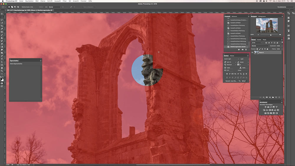 Photoshop – Grundlagen über Auswahlen